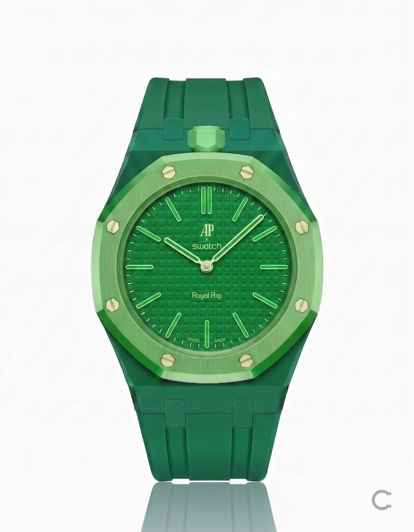 Royal Pop Green Eight con cinturino e cassa Cinturia