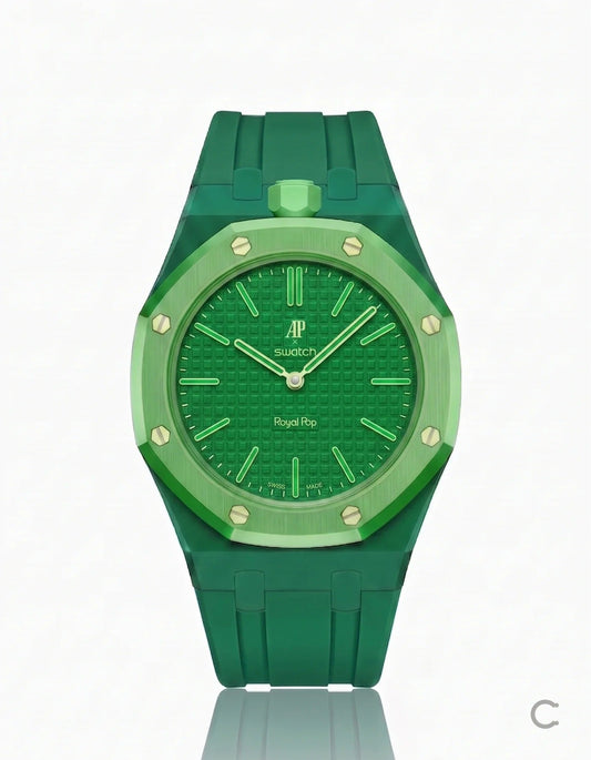 Royal Pop Green Eight con cinturino e cassa Cinturia